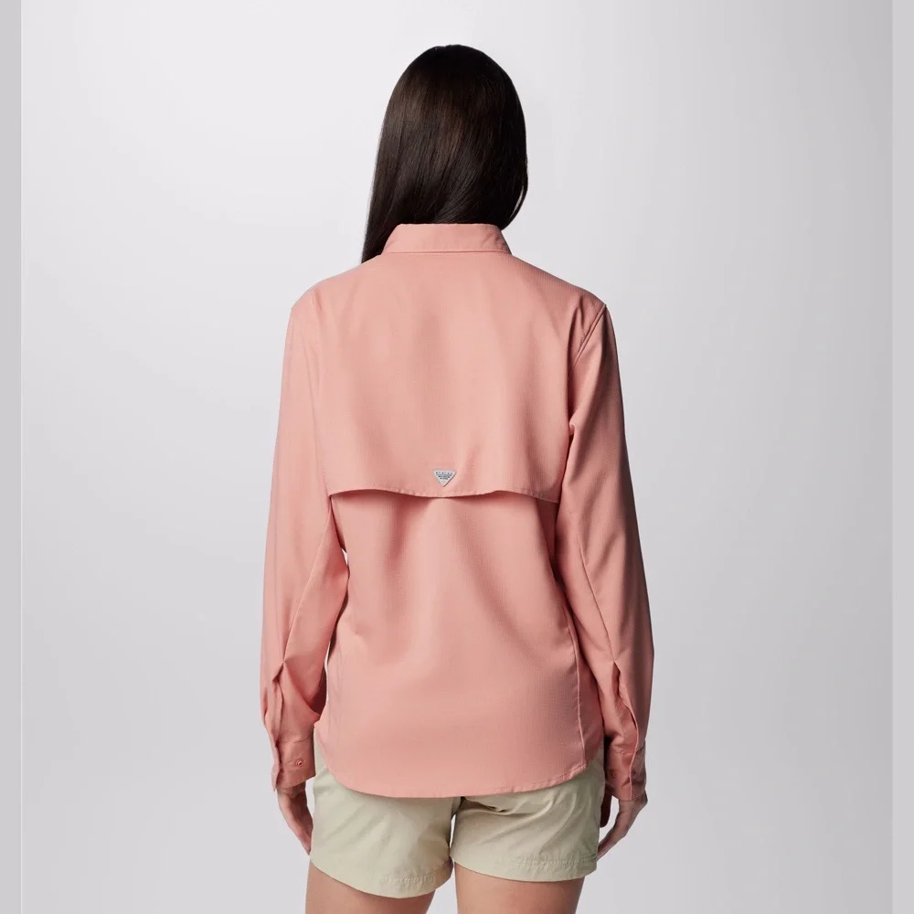 Columbia Pink Button-Up Women's Top - Picture 5 of 12